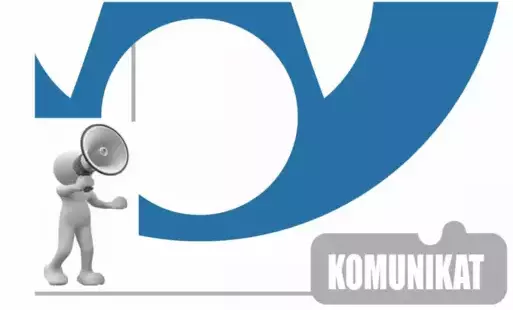 grafika informująca o zamieszczeniu komunikatu